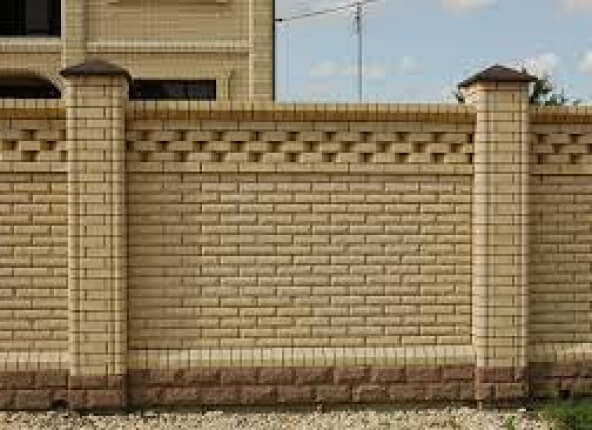 Кирпичные заборы в Нижневартовске под ключ