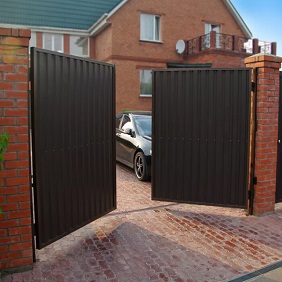 распашные ворота