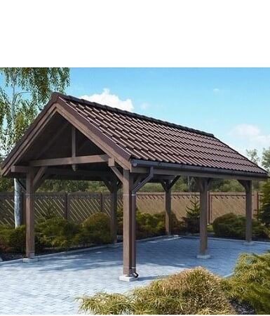 Навес из металлочерепицы Нижневартовск