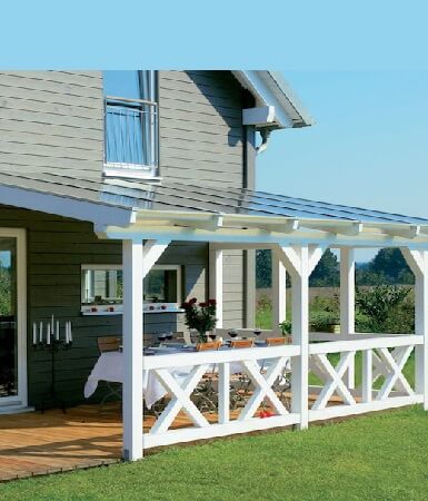 Навес к дому в Нижневартовске недорого