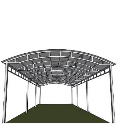 Навес из профильной трубы Нижневартовск