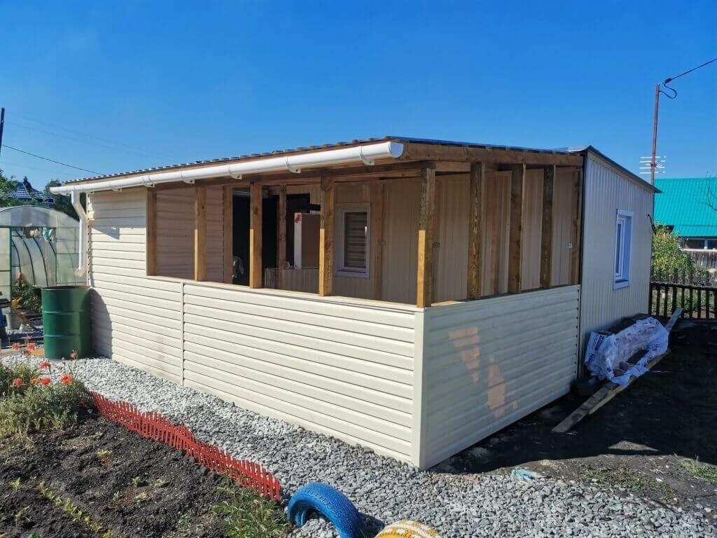 сделать пристройку веранды