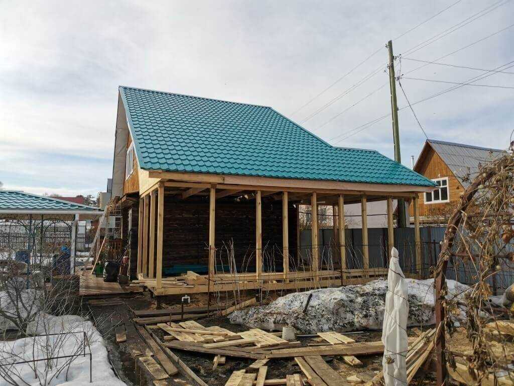 пристройка веранды в Нижневартовске под ключ