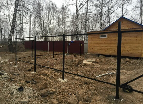Фундамент для забора